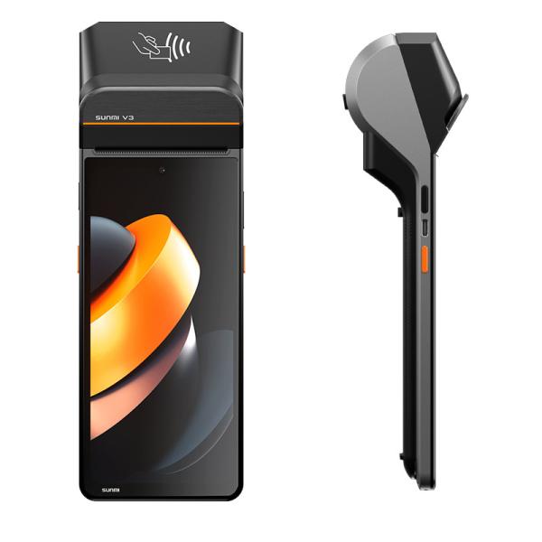 7.7V 3100mAh バッテリー スンミOSを搭載したモバイル POS Android 13 64bit 軽量で汎用 419g バッテリー インチ