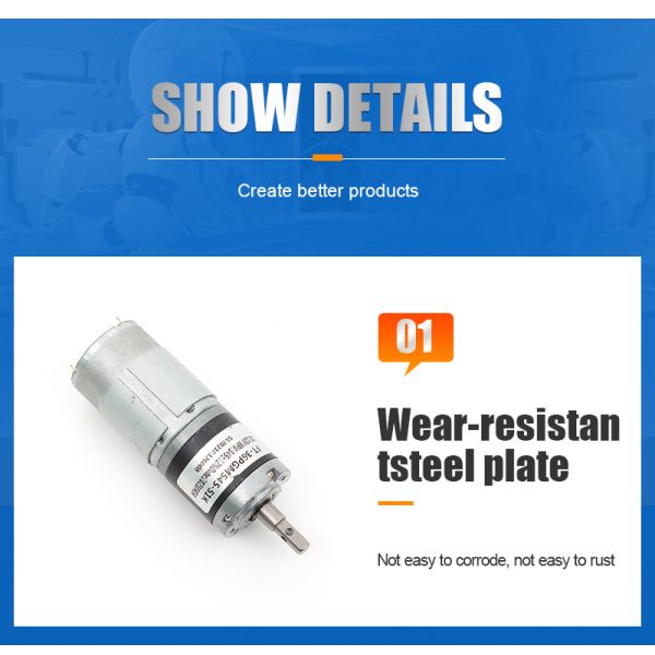 36mm Diameter Tubular Gear Motor Planetary Brushless DC Motor High Torque Long Lifetime Low Noise 36PGM545