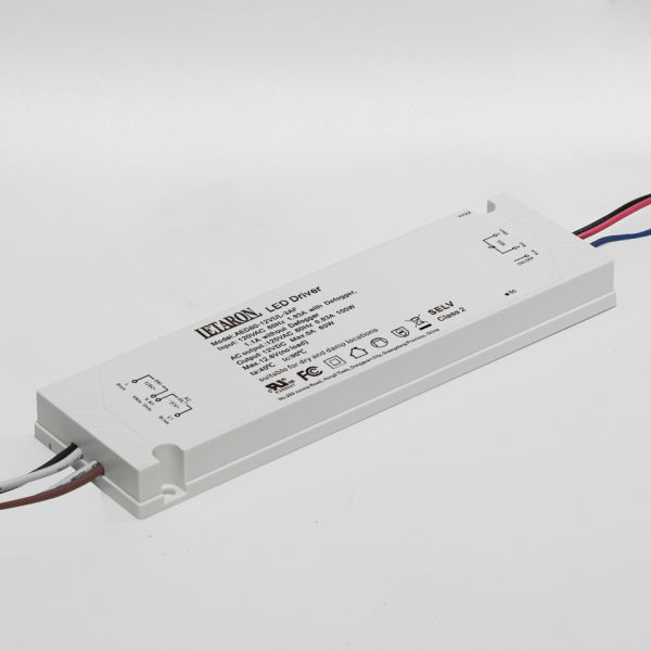 Over Current Protected 60W UL LED Power Supply with Defogger Relay Control
