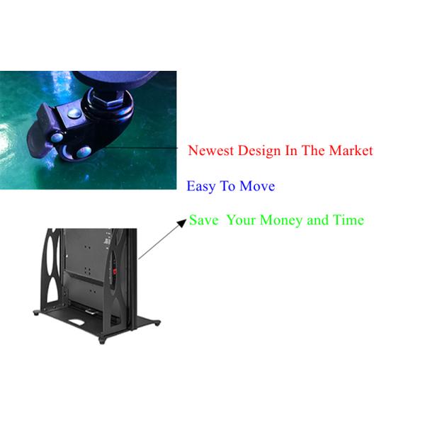 Nationstar Led Poster Panel , P2.5 P3 Video Advertising Display With Foldable Stand