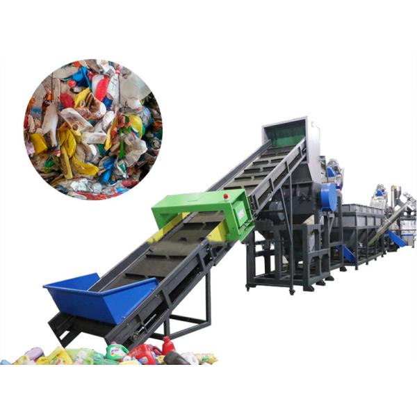 2000kg/H 280kw Plastic Recycling Line HDPE Bottle Washing Recycling Line