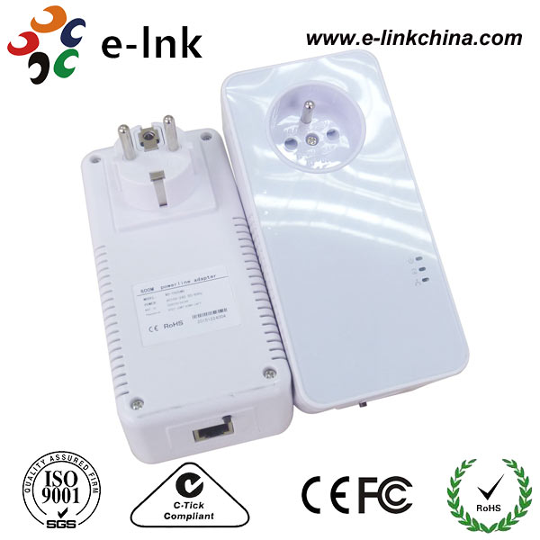 Переходники локальных сетей Powerline переходника инжектора PoE связи AC100V AC220V e