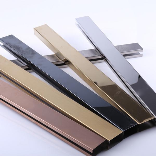 Factory Directly Tile Profile Stainless Steel Tile Trim For Floor Or Wall Decoration U Shape Luxury Tile Accessories