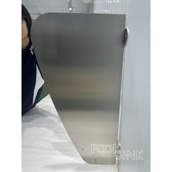 Factory Stainless Steel Wall-Mounted Urinal Partition, Men's Urinal Privacy Screen Waterproof Baffle, Toilet Protection Divider for Schools kindergartens Shopping