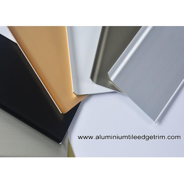 Modern Euro 60mm / 80mm / 100mm Aluminium Skirting Board For Home / Hotel