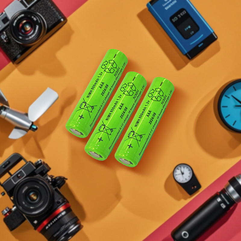 AAA 800mAh NiMH 1.2V перезаряжаемая батарея Подходит для игрушек, мышей, электронных весов, мышей Перезаряжаемая батарея
