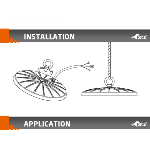 Алюминиевый свет 200watt залива СИД тела IP65 10kg промышленный высокий