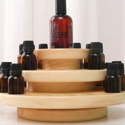 Display rack pour les huiles essentielles en bois de haute qualité