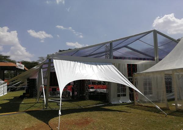 UV Proof Promotion 15x20m	Clear Outdoor Tent With Side Flaps
