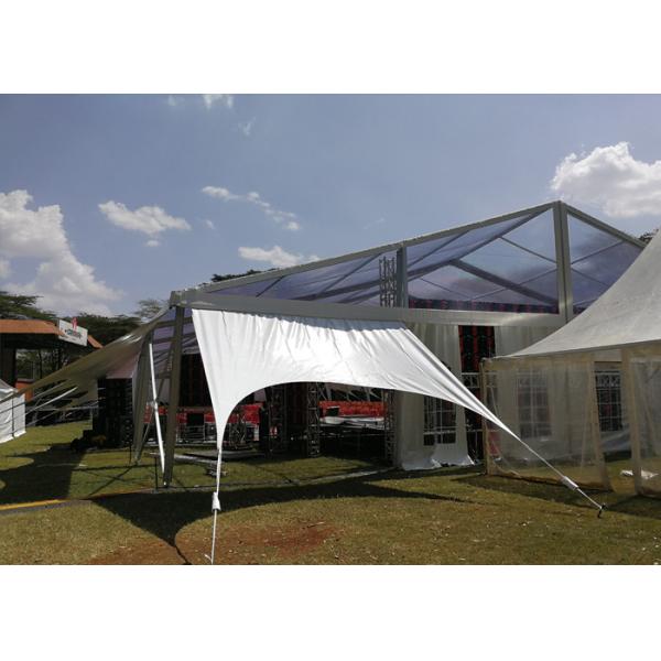 UV Proof Promotion 15x20m Clear Outdoor Tent With Side Flaps