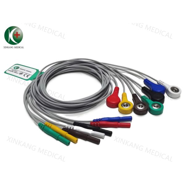Din Type Holter 7leads ecg cable