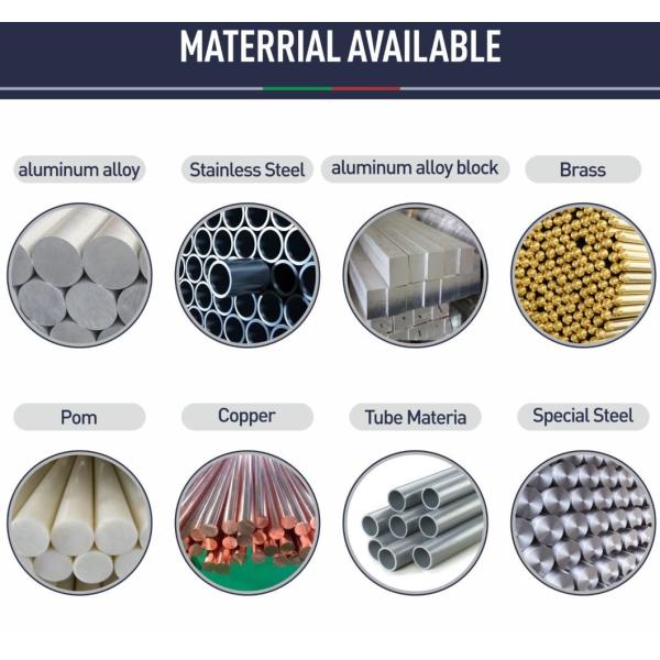 Custom by 2D/3D/drawing Brass CNC Milling Aluminum Titanium Stainless Steel Spare Part