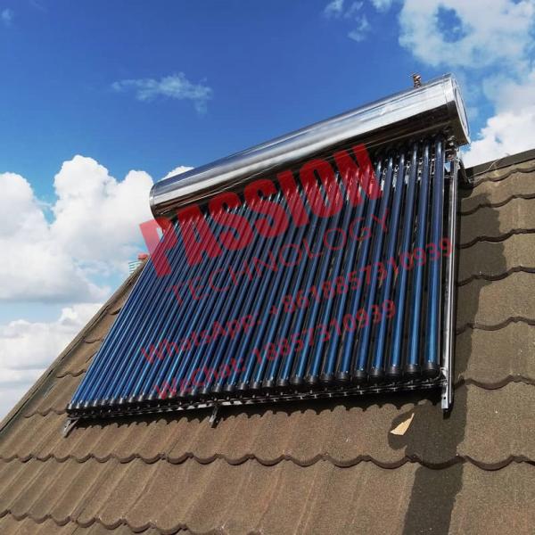 250L Presssure Solar Water Heater Rooftop 304 Stainless Solar Water Heating System