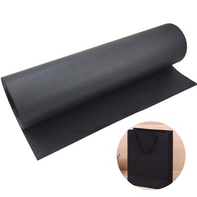 Papel de embalagem preto biodegradável Rolls