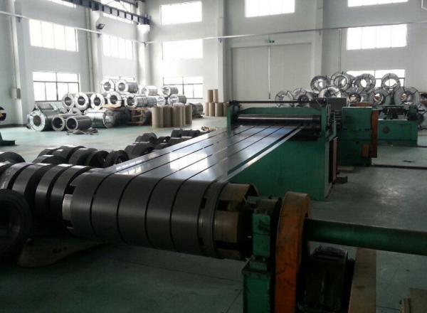 1200-2000mm Width Metal Slitting Line Steel Plate Cutting Machine 12-50m/Min