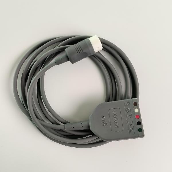 PHILIP Original Efficia 3/5 ECG Trunk Cable, AAMI/IEC. REF: 989803160641