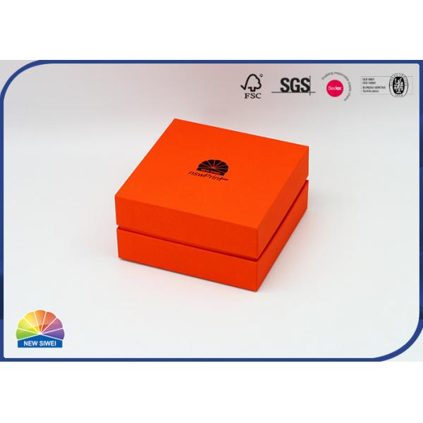 Твердая жесткая коробка бумаги искусства штемпелевать золота логотипа Paperboard кожаная