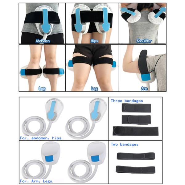 Spa EMS Fitness Muscle Stimulator Machine HI EMT 4 Handles White Color