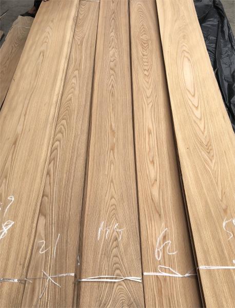 Fourniture d'usine de placage en bois naturel 0,2 mm 0,3 mm 0,5 mm 1 mm 2 mm 3 mm placage en bois d'orme naturel à coupe plate