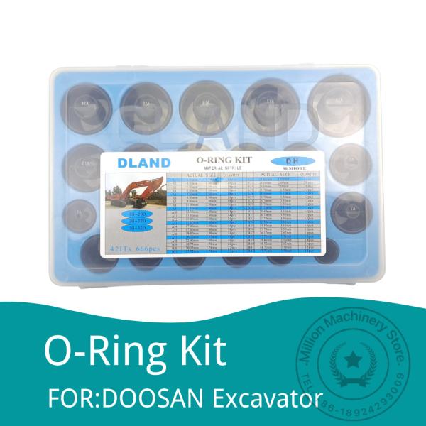Apron O Ring Seals Nitrile DOOSAN DAEWOO Excavator Repair Tools