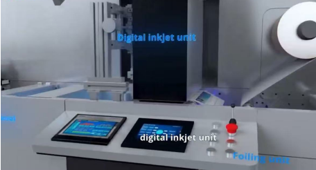 Digital Label Embellishment Machine with No Plate Required 1440*360 dpi Resolution and 3 Years Warranty
