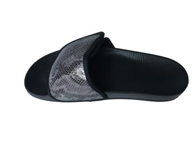Men Fashion Summer House Slippers Black Color TPR / PE / EVA Material