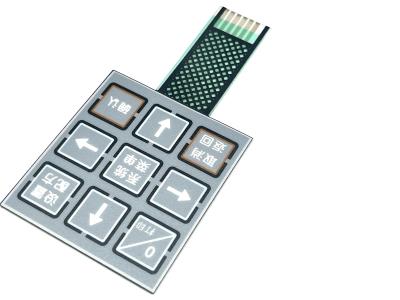 Lightweight Membrane Touch Control Panel Durable Long Lasting 2.54MM Pitch
