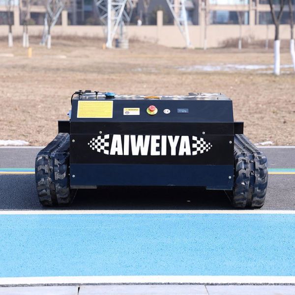 US Spot Remote Control Brush Lawn Mower, Terrain Adaptive Crawler Movement, Wear-resistant Blades, Professional Equipment
