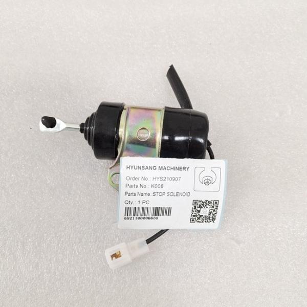 Kubota Stop Solenoid For K008 Excavator Electrical Parts 14Y-22-35511