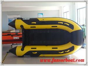 2015 fashion design hot selling slatted floor foldable inflatable boats-2.9m