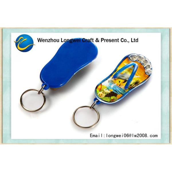 ОЭМ магнита холодильника голубой тапочки акриловый с ключевым кольцом, подарками продвижения