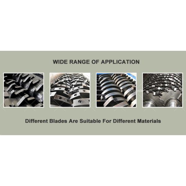 Pet Pvc Plastic Crusher Machine Scrap Metal Shredders Double Shaft Shredder Machine/ Carton Tyre Shredder