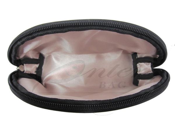 Personalized Black Sequin Travel Cosmetic Bags Ladies Makeup Bags For Women