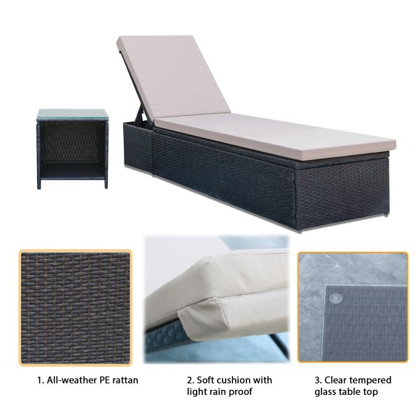 Outdoor Beach Swimming Pool Folding Lounge Chair Sunbed Plastic Customized Sun Modern Furniture Color Feature Weight Eco Origin