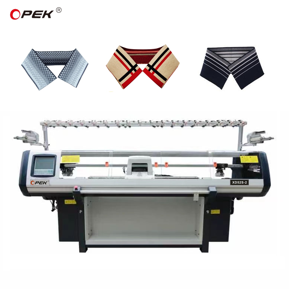 Fashion Flat Double System 52 Inch Computerized  Flat Knitting Machine