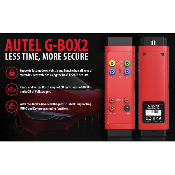 Autel G-BOX2 Tool 	Car Key Programmer For Mercedes Benz With Autel MaxiIM IM608 / IM508