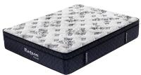 Tissu tricoté par sommier Eurotop de poche de latex de haute catégorie cinq zones