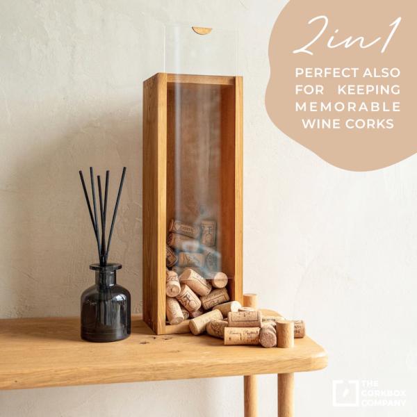 Rectangle Wooden Wine Box Engraved Personalized Bottle Box Unique Birthday Gift Idea