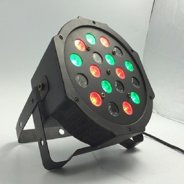 Cheap Indoor Led Par Light 18 X 1w/3w Flat Par Plastic House Low Cost TSA119