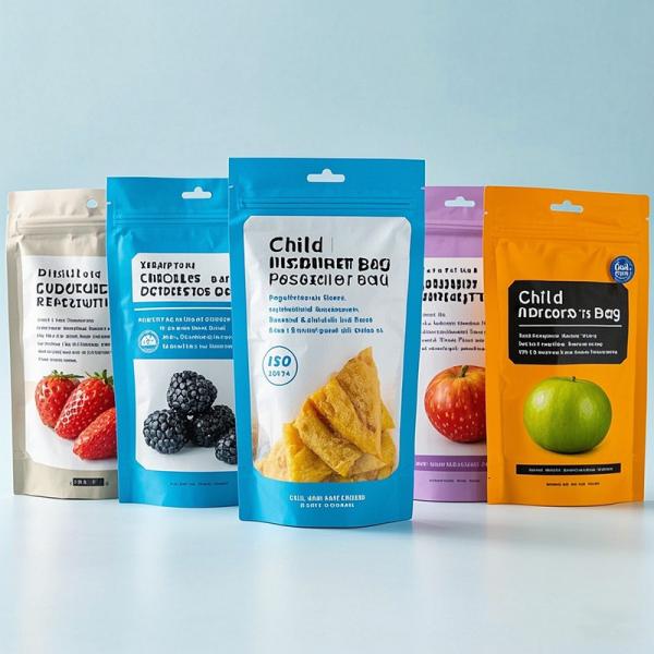 Custom Cookies Mylar Bag Wholesale High Barrier Food Grade Pouches For Snacks & Coffee