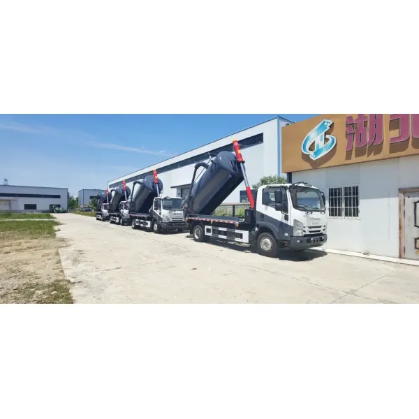Isuzu 4X2 Septic Tank Suction Truck, 4-Cube Vacuum Sewage Truck, Sewage Tank Truck, Sewer Jet Truck, Vacuum Sewage Truck Manufacturer