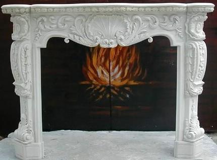 Home decoration Marble stone fireplace mantel surrounds,China marble fireplace supplier