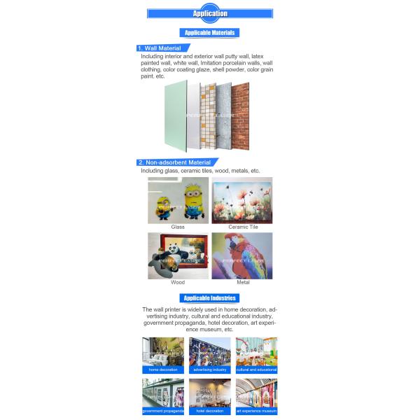 3d производят эффект автоматическая вертикальная машина струйных принтеров настенной росписи стены искусства на стене/стекле/древесине/керамическом/металле