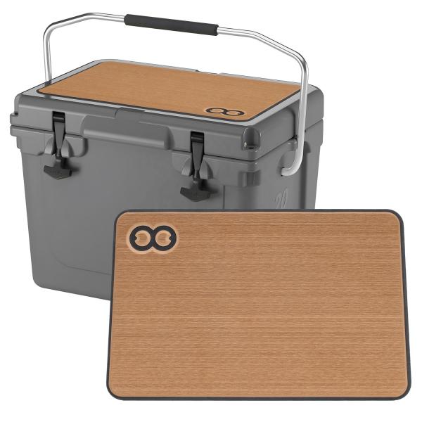 Outdoor Camping Teak 16.7 inch EVA Foam Pad Non Slip Waterproof Cooler Pad Fits RTIC Cooler Box