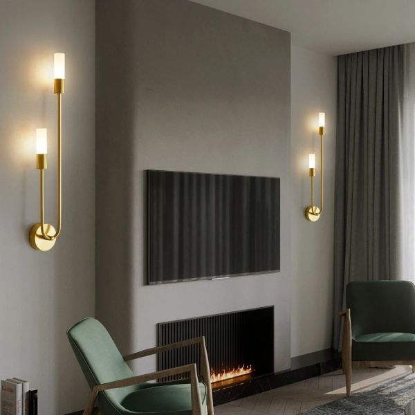 Luxury Wall Lamp Bedside Background Lamp Home Decoration Modern Led strip Crystal mirror headlights(WH-MR-84)