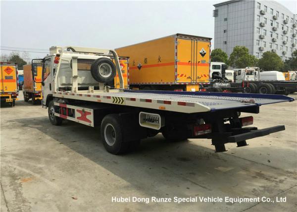 Foton Flat Bed Breakdown Recovery Vehicle , Car Carrier Tow Truck