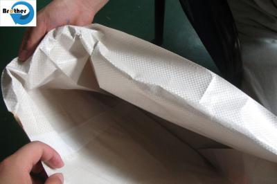 25kg 50kg Logo Printing 2 Ply Kraft Paper Laminated PP Woven Valve Cement Bag