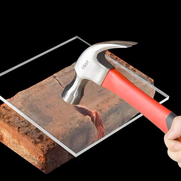Easy To Cut Polycarbonate PC solid Panel Thickness 0.8mm 15mm Clear Impact Resistant Panels Perfect For Construction Signage And Safety Glazing