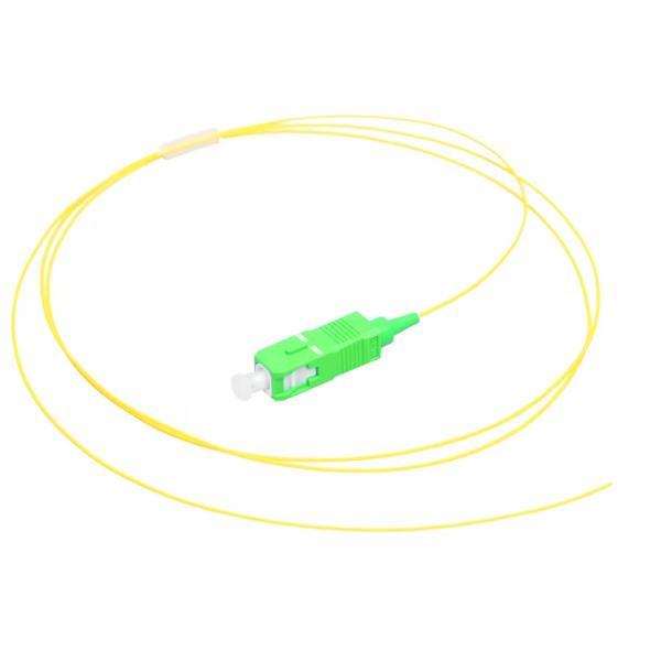 SC/APC Fiber Optic Pigtail For Optical Network Deployment In SM Or MM Fiber