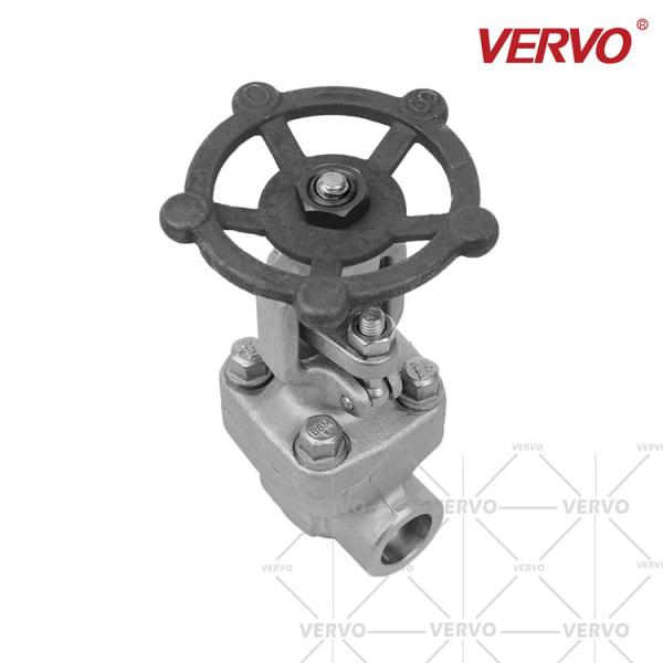 As válvulas industriais do ISO 15761 industriais da válvula de porta forjaram F304 de aço inoxidável de aço 316L interruptor da válvula de porta 800lb de 0,5 polegadas